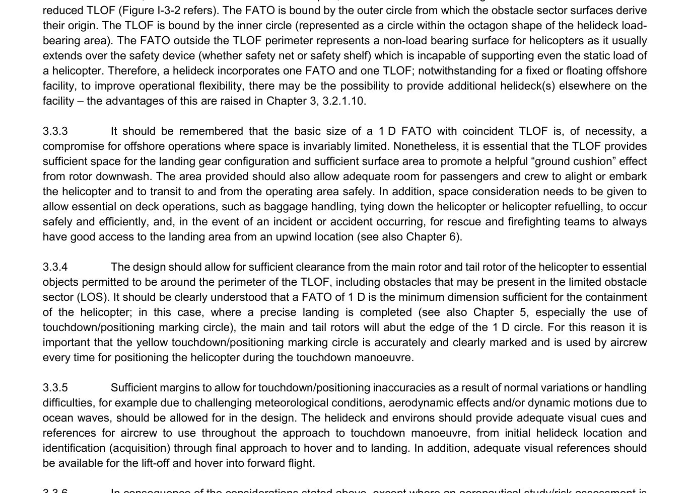 ICAO Doc 9261 1D sub-1D