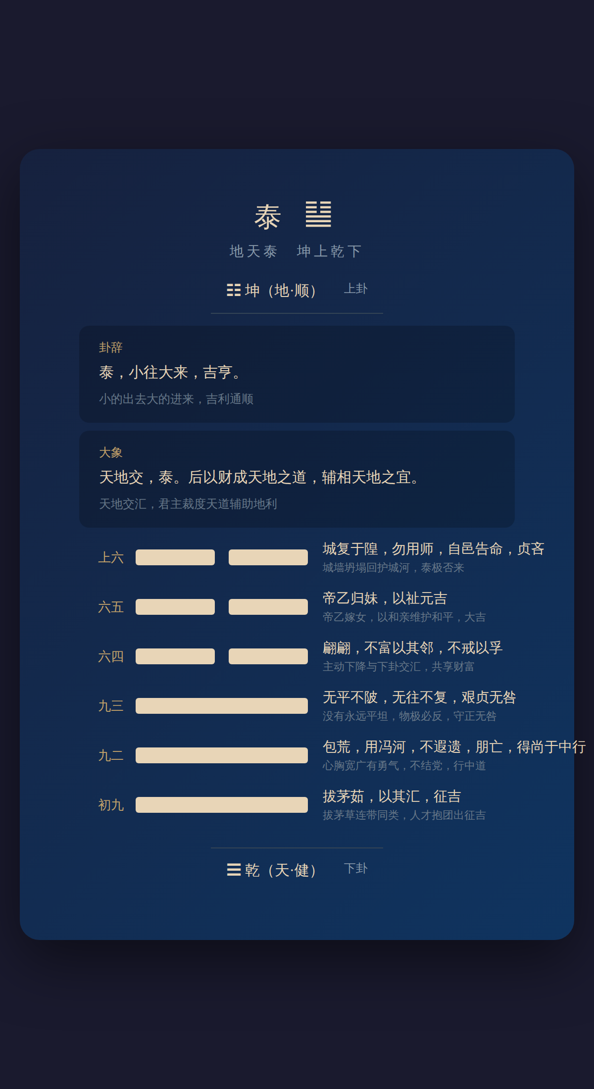 11-泰卦