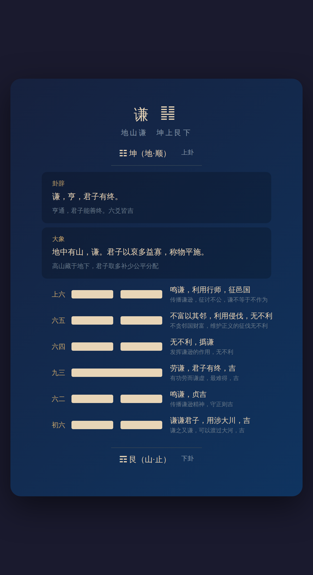 15-谦卦