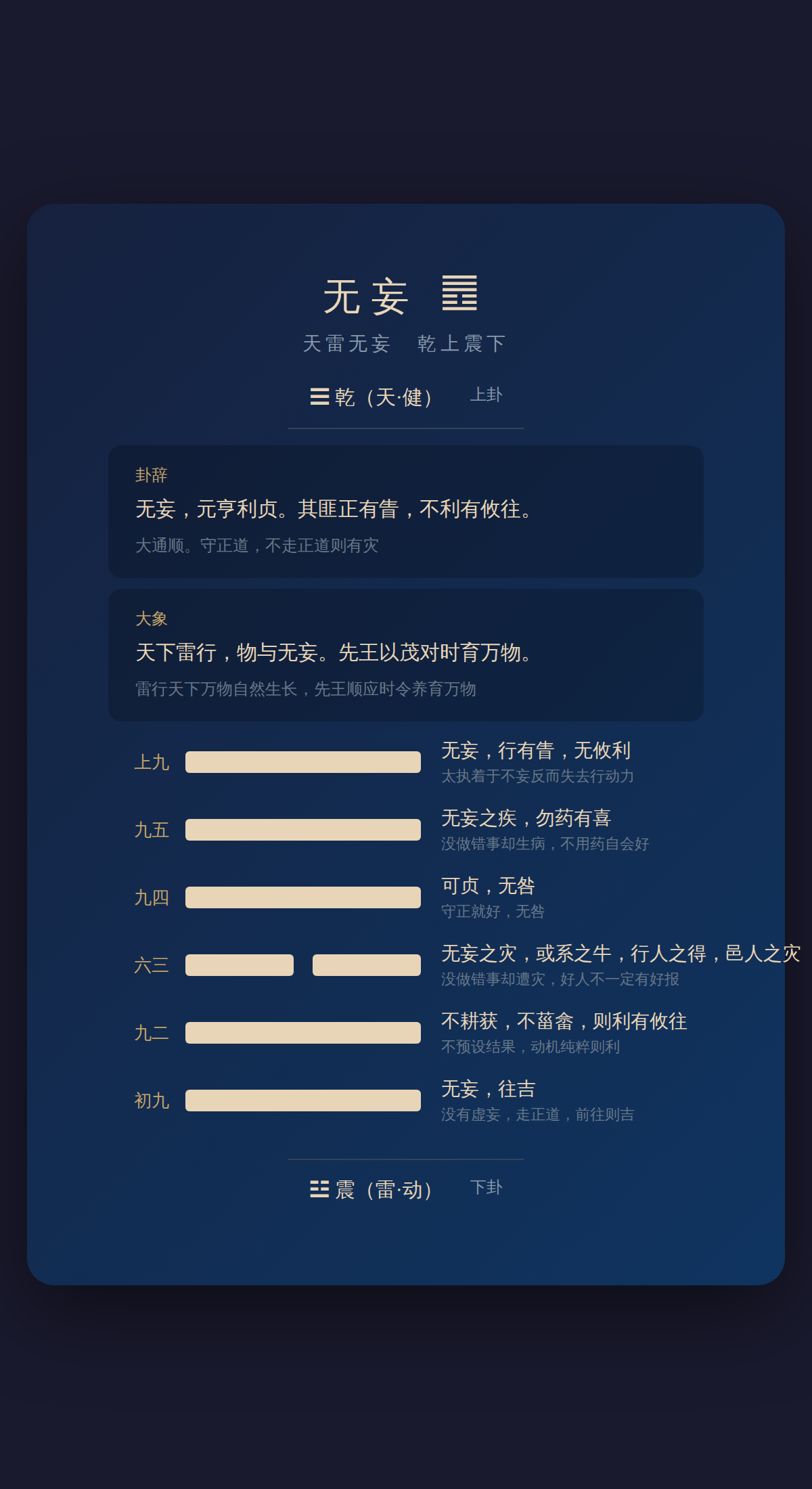 25-无妄卦