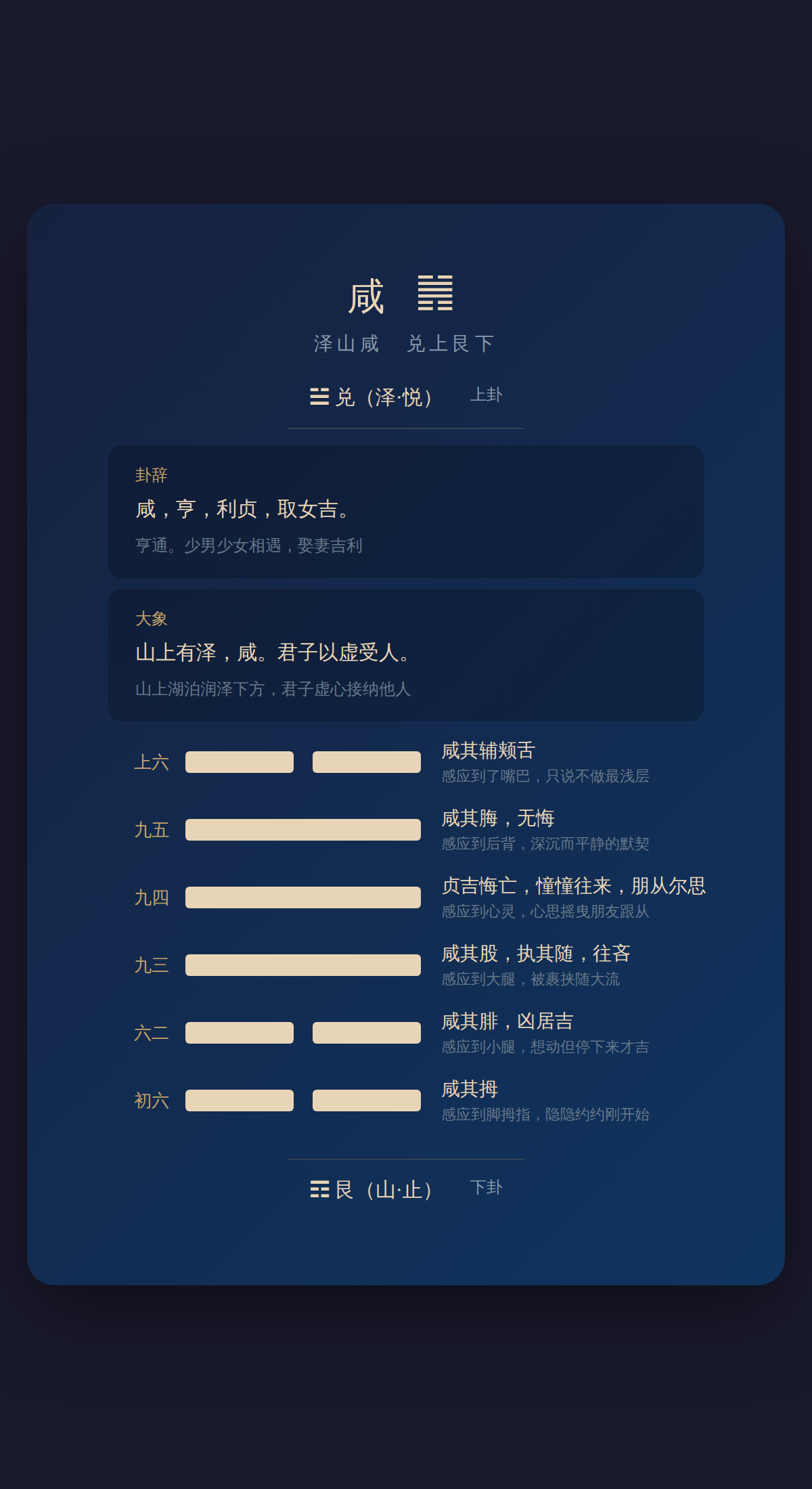 31-咸卦