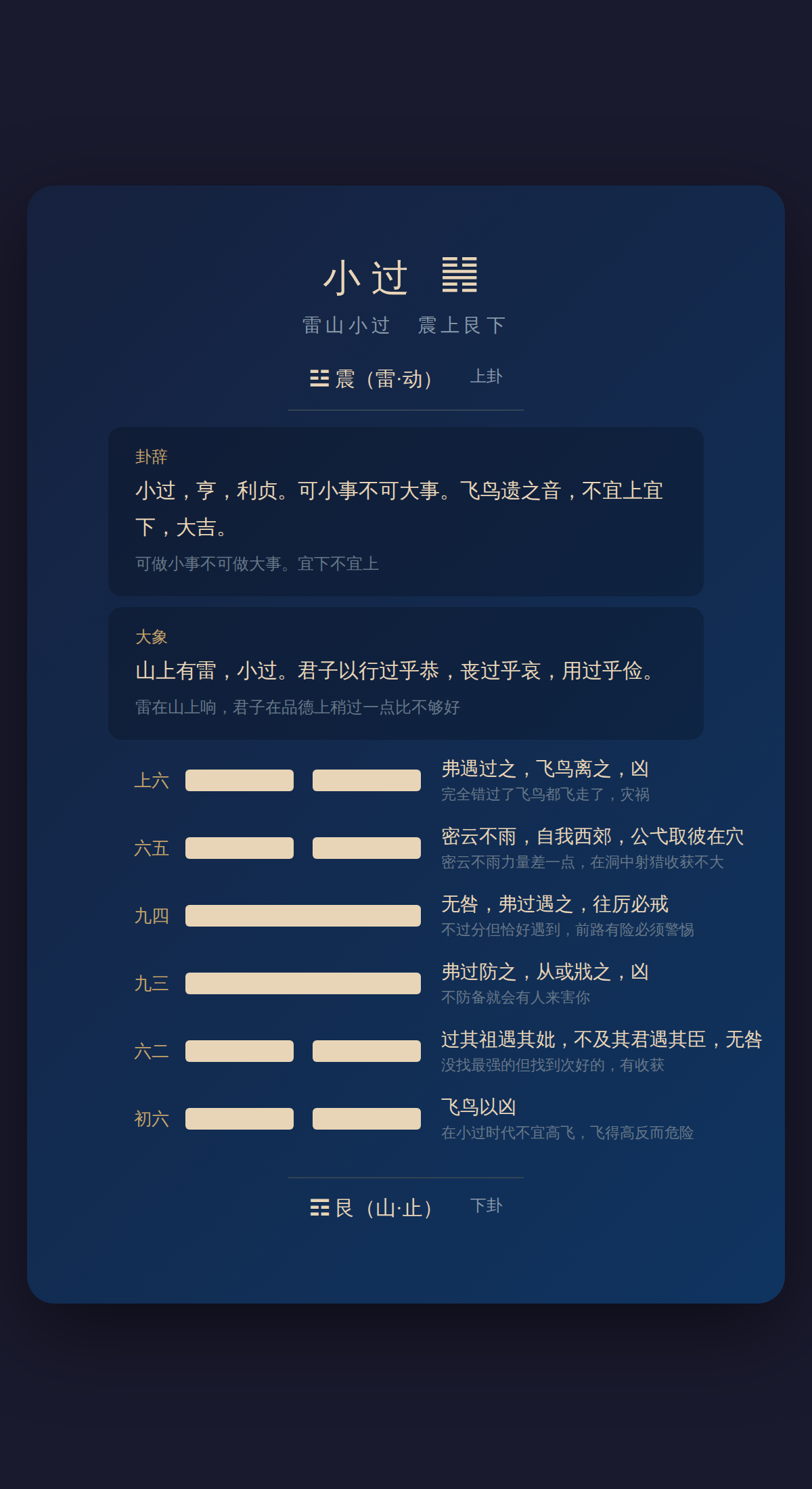 62-小过卦
